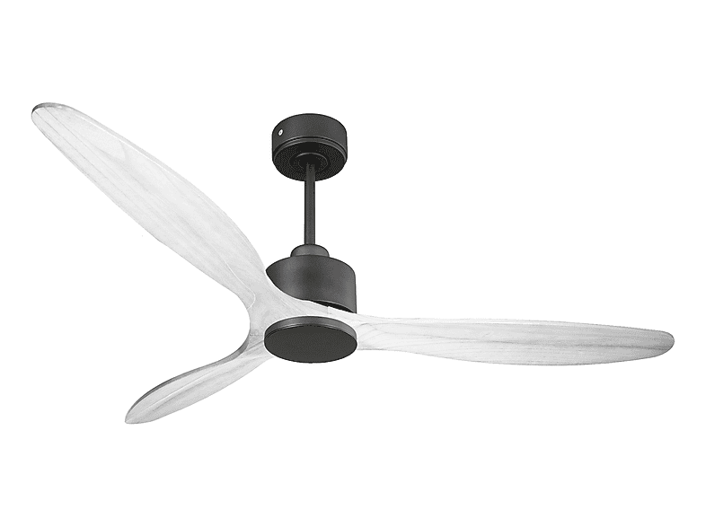 Ventilador de techo - Purline SalD166C0365199, 6 velocidades, Negro