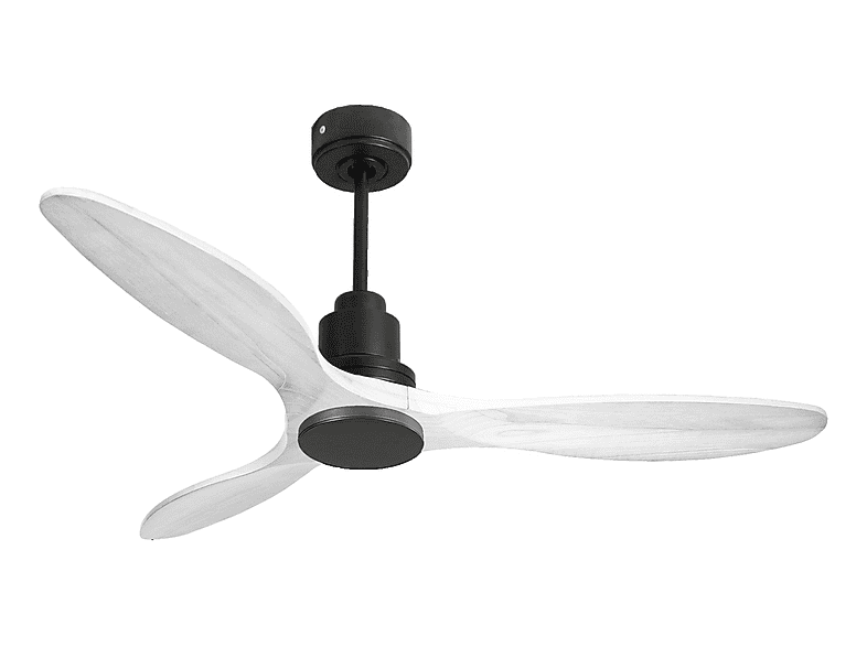 Ventilador de techo - Purline SantoriniD132C0464571, 6 velocidades, Negro