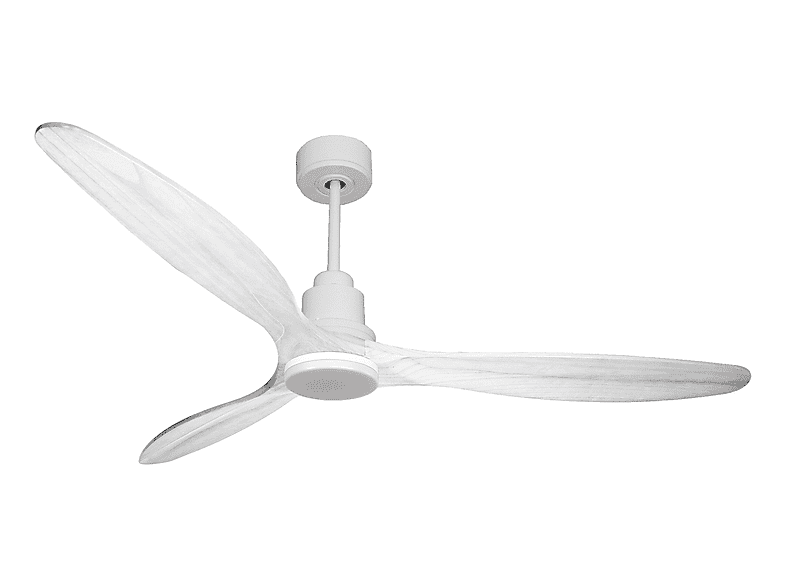 Ventilador de techo - Purline SalD166C04LED64463, 18 W, 6 velocidades, Blanco