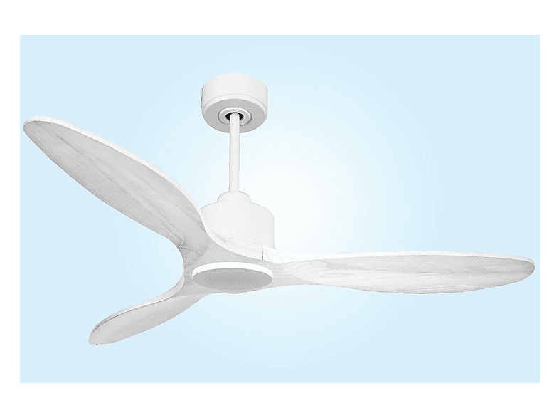 Ventilador de techo - Purline SantoriniD132C0367703, 6 velocidades, Blanco