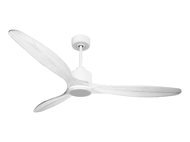 Ventilador de techo - Purline SalD166C03LED67775, 18 W, 6 velocidades, Blanco