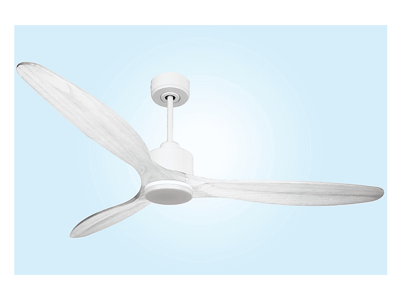 Ventilador de techo - Purline SalD166C03LED67775, 18 W, 6 velocidades, Blanco