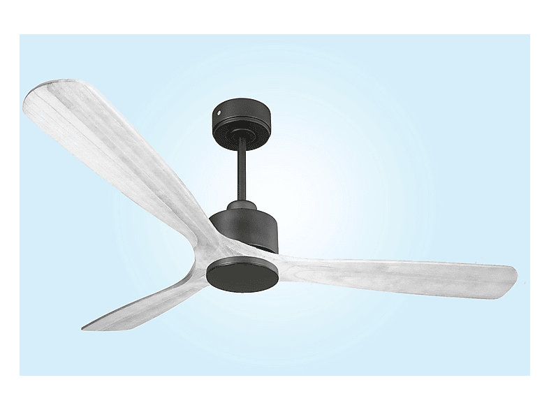 Ventilador de techo - Purline MadeiraD166C0365211, 6 velocidades, Negro
