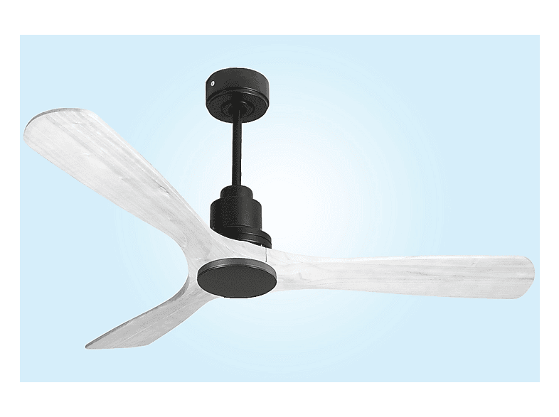 Ventilador de techo - Purline NusaD132C0464580, 6 velocidades, Negro