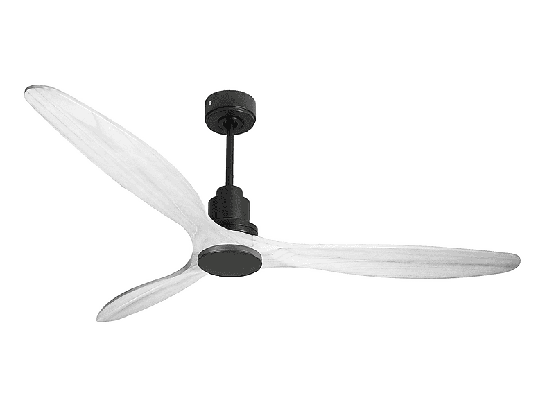 Ventilador de techo - Purline SalD166C0464574, 6 velocidades, Negro