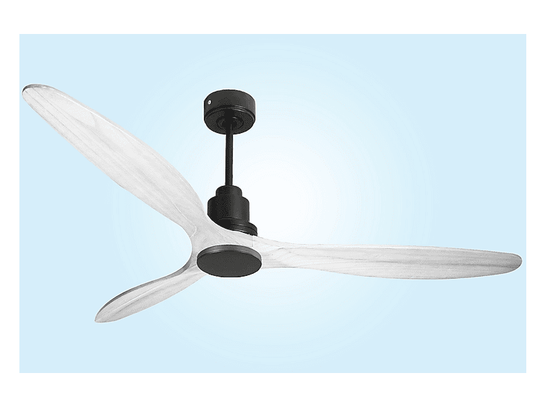 Ventilador de techo - Purline SalD166C0464574, 6 velocidades, Negro