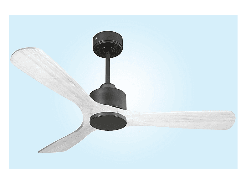 Ventilador de techo - Purline NusaD132C0365206, 6 velocidades, Negro