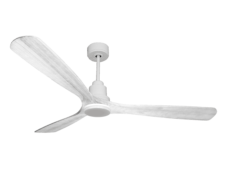 Ventilador de techo - Purline MadeiraD166C04LED64472, 18 W, 6 velocidades, Blanco