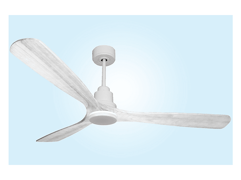 Ventilador de techo - Purline MadeiraD166C04LED64472, 18 W, 6 velocidades, Blanco