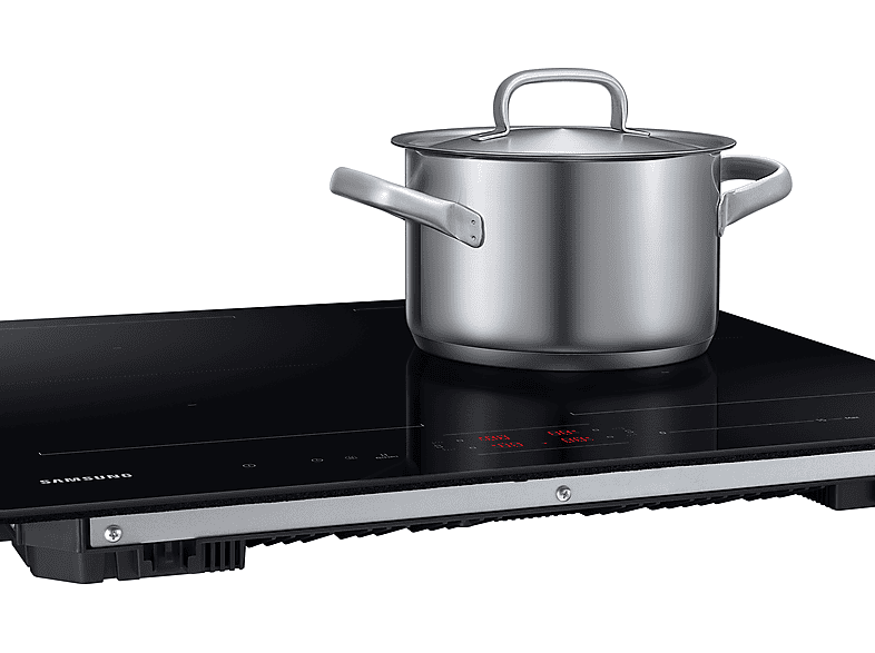 Encimera inducción - Samsung NZ64B5066FK/U2 DUAL FLEX, 4 zonas, 590 mm, Negro