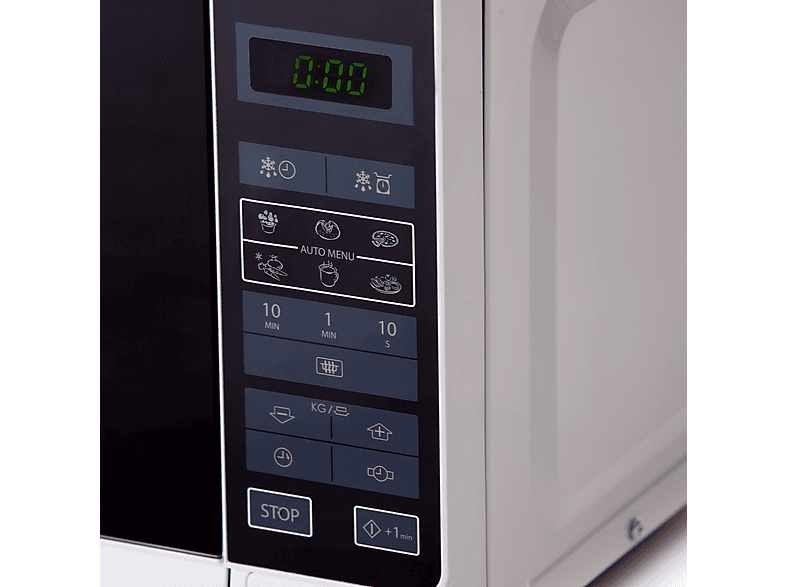 Microondas libre instalación - Sharp 785300158042, 800 W, 11 potencia, 20 l, Blanco