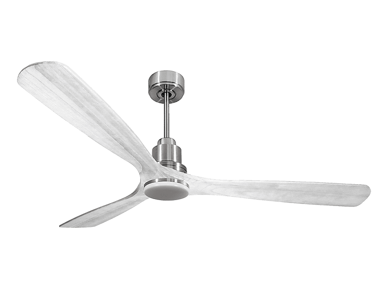 Ventilador de techo - Purline MadeiraD166C04LED64552, 18 W, 6 velocidades, Plata