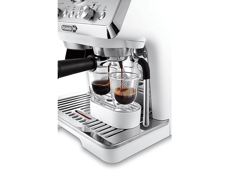 Cafetera espresso - Delonghi LA SPECIALISTA ARTE EC9155.W, 15 bar, 1300 W, 2 tazas, Blanco