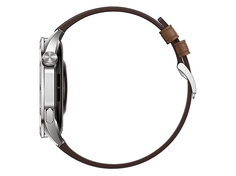 Smartwatch - Huawei WATCH GT4 46MM CLASSIC BROWN, Talla única, Acero inoxidable, Marrón