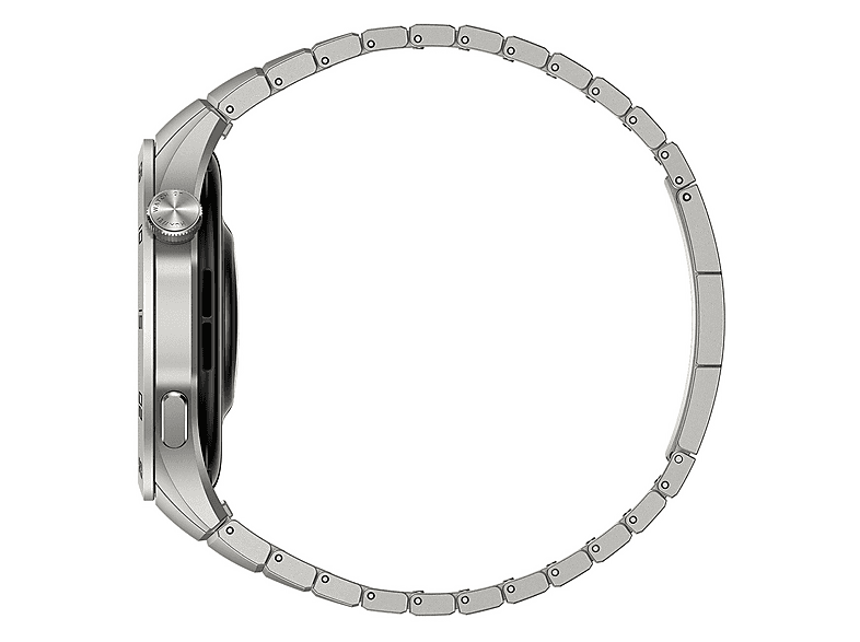 Smartwatch - Huawei WATCH GT4 46MM ELITE SILVER, 140-210mm, Acero inoxidable, Gris