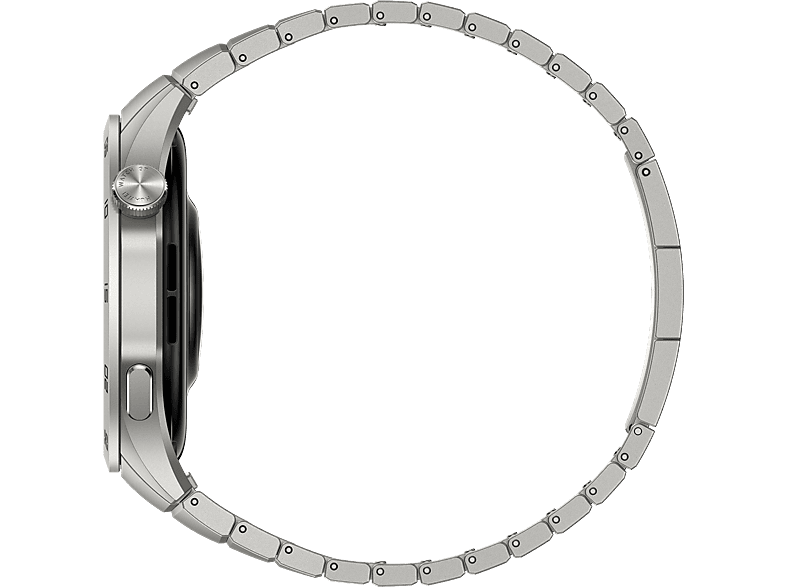 Smartwatch - Huawei WATCH GT4 46MM ELITE SILVER, 140-210mm, Acero inoxidable, Gris