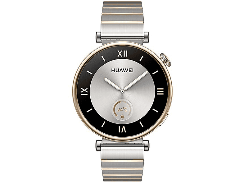 Smartwatch - Huawei WATCH GT4 41MM ELEGANT SILVER, 120-190 mm, Acero inoxidable, Gold
