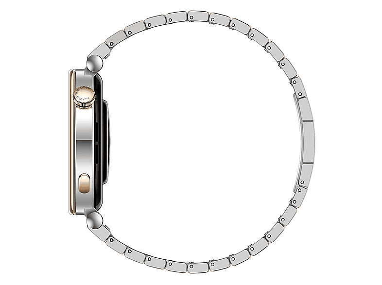 Smartwatch - Huawei WATCH GT4 41MM ELEGANT SILVER, 120-190 mm, Acero inoxidable, Gold