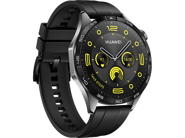 Smartwatch - Huawei WATCH GT4 46MM ACTIVE BLACK, 140-210mm, Plástico, Negro