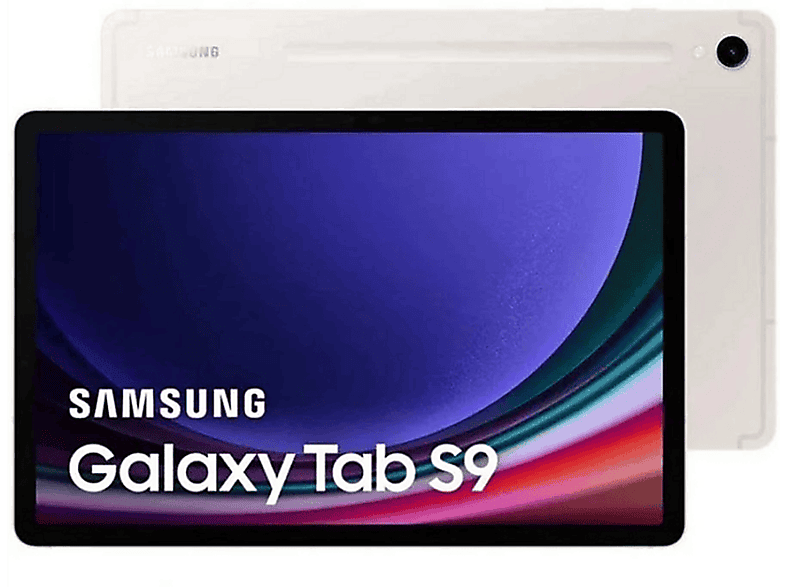 Tablet - Samsung Galaxy Tab S9, 128 GB, Beige, 11 " WQXGA+, 8 GB RAM, Processor, Tablet Android