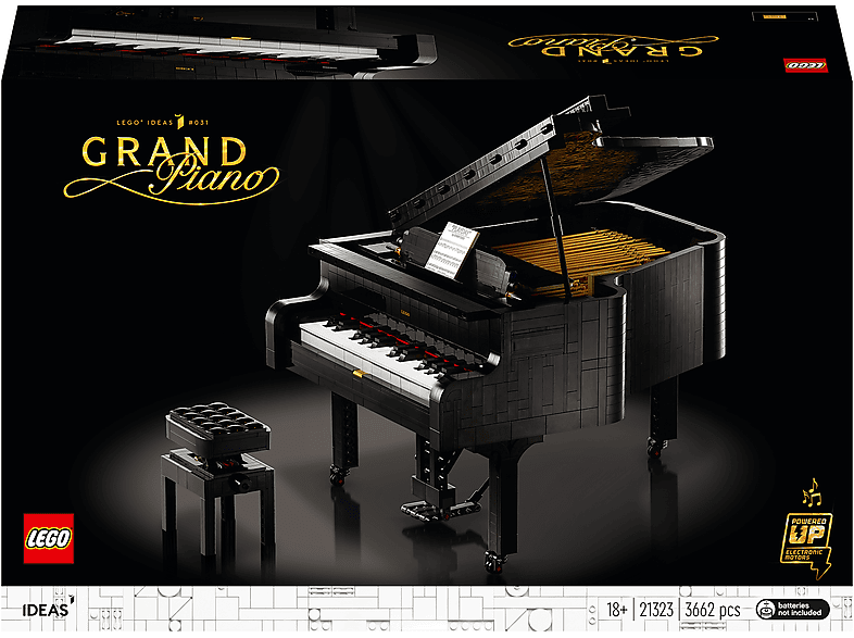 Juego de construcción - LEGO Ideas Grand Piano Model Set for Adults, edad recomendada: 18 año(s), 3662 piezas