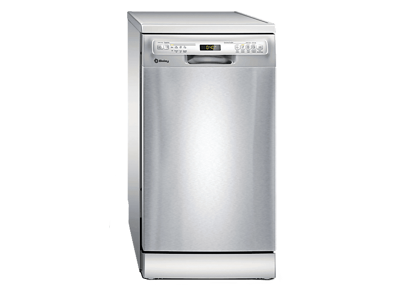 Lavavajillas - Balay 3VN4030IA, 10 servicios, 4 programas, 450 mm, Inox
