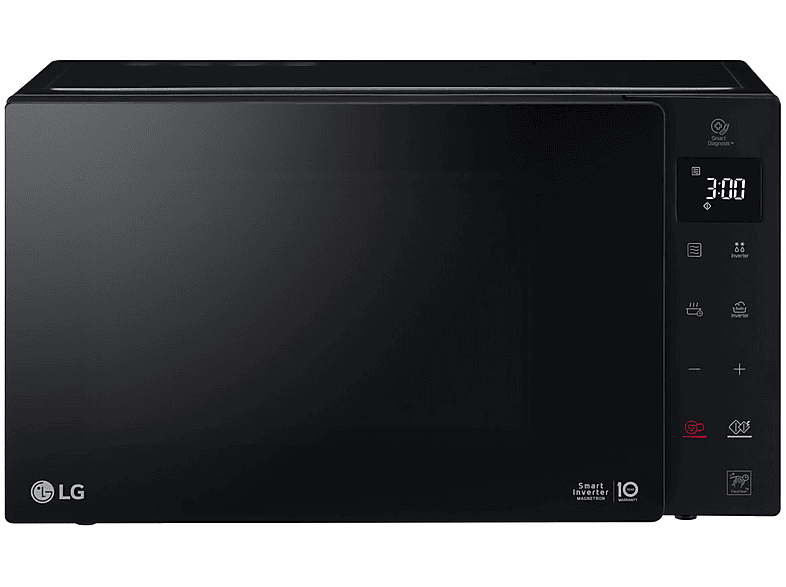 Microondas libre instalación - LG MS2535GIB, 1000 W, 25 l, Negro