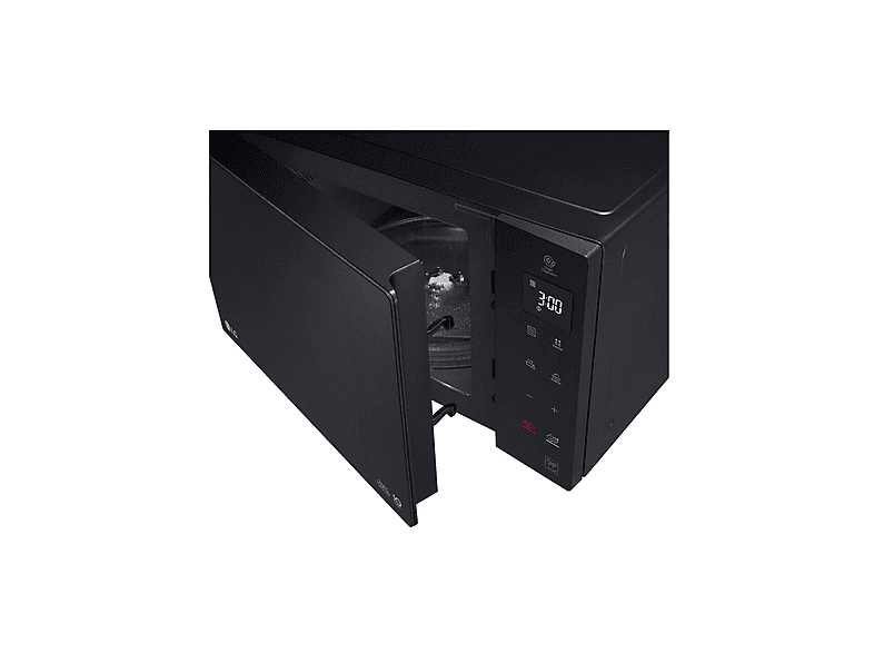 Microondas libre instalación - LG MS2535GIB, 1000 W, 25 l, Negro