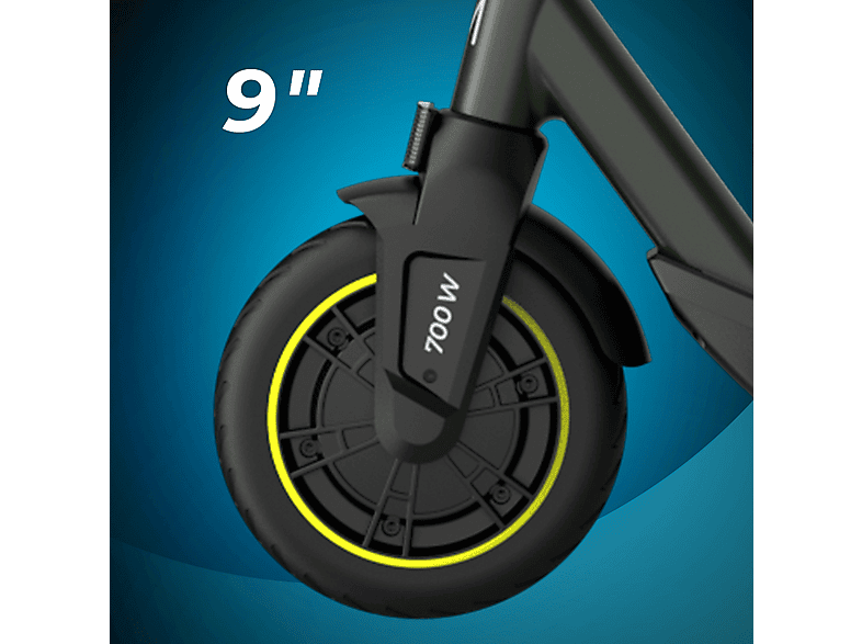 Patinete eléctrico - Cecotec BONGO M40 XL CONNECTED, Pot. máx. 700 W, Carga máx. 100 kg, 120 min autonomía, 10,000 mAh, Negro
