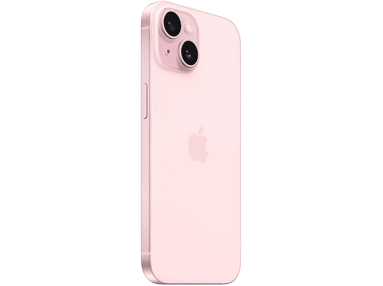 Smartphone - Apple iPhone 15, Rosa, Móvil iOS, 128 GB, 6 GB RAM, 6,1 " Super Retina XDR, Ceramic Shield, Recubrimiento oleofóbico, Anti-huellas