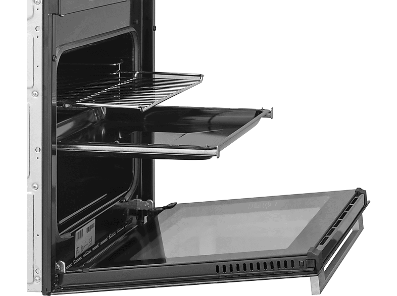 Horno de Gas Butano - Vitrokitchen HG602IB, Integrado + Libre instalación, 52 l, 59,5 cm, Inox