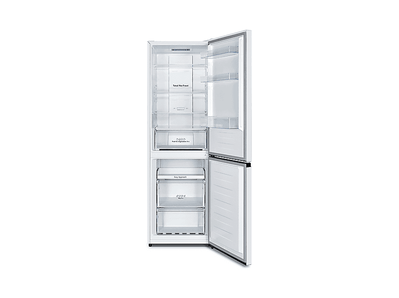 Frigorífico combi - Hisense RB390N4AWE, No Frost, Altura 186 cm, Capacidad 304 l, Blanco