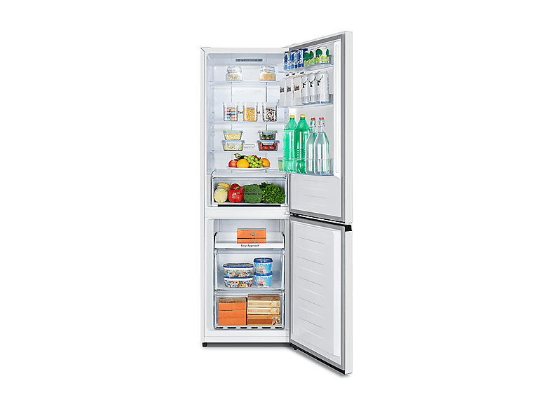 Frigorífico combi - Hisense RB390N4AWE, No Frost, Altura 186 cm, Capacidad 304 l, Blanco