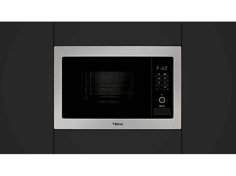 Microondas integrable - Teka 40581125 MWE 255 FI Capacidad 25L, Potencia 900W, Cristal Negro