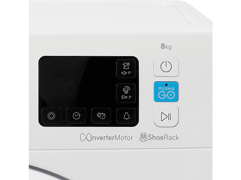 Secadora bomba de calor - Indesit YT M11 83K RX EU, 8 kg, 15 programas, Blanco
