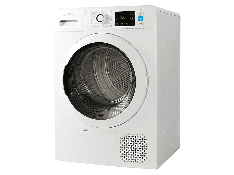 Secadora bomba de calor - Indesit YT M11 83K RX EU, 8 kg, 15 programas, Blanco