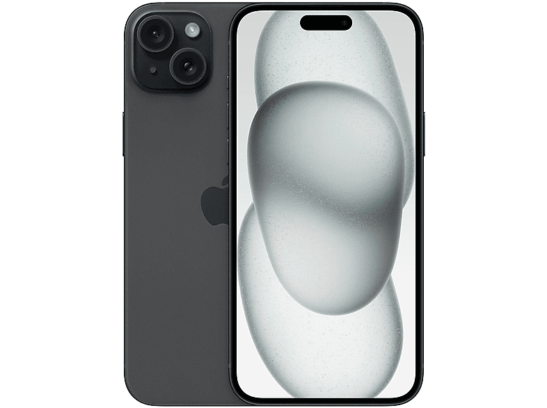Smartphone - Apple iPhone 15 Plus, Negro, Móvil iOS, 256 GB, 6 GB RAM, 6,7 " Super Retina XDR, Ceramic Shield, Recubrimiento oleofóbico, Anti-huellas