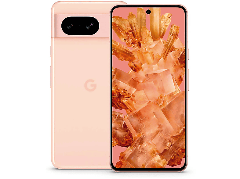 Smartphone - Google PIXEL 8 6.2P/5G/8N/8+128GB/P, Rosa, Móvil Android, 8 GB RAM, 6,2 " OLED Full HD+, Google Tensor G3, 4,575 mAh