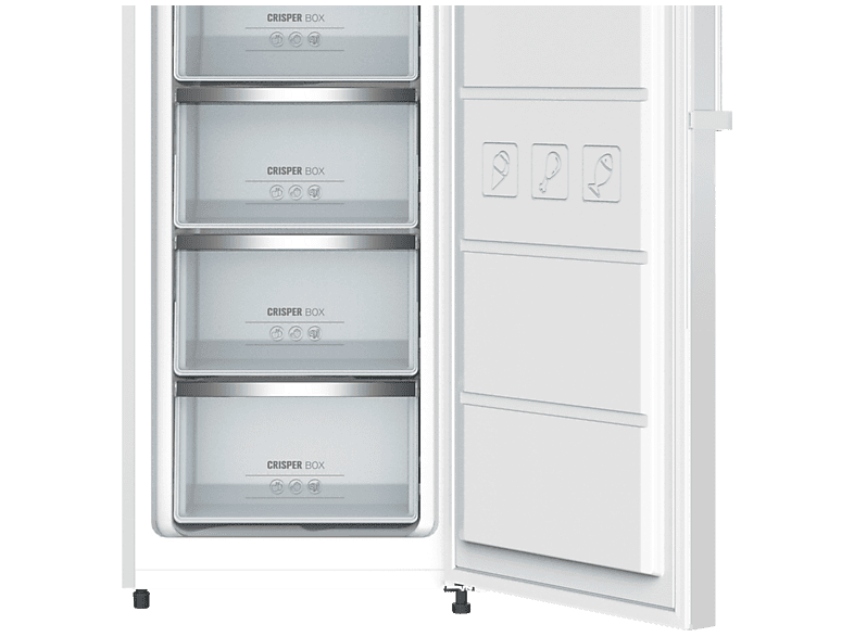Congelador vertical - Honest HCV185W, No-Frost, Metal Cooling, A+++ (D), 185 cm, Blanco