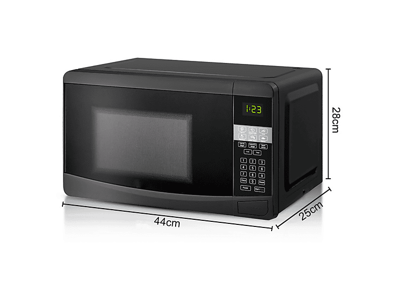 Microondas - Bytelike Horno microondas, 800 W, Negro