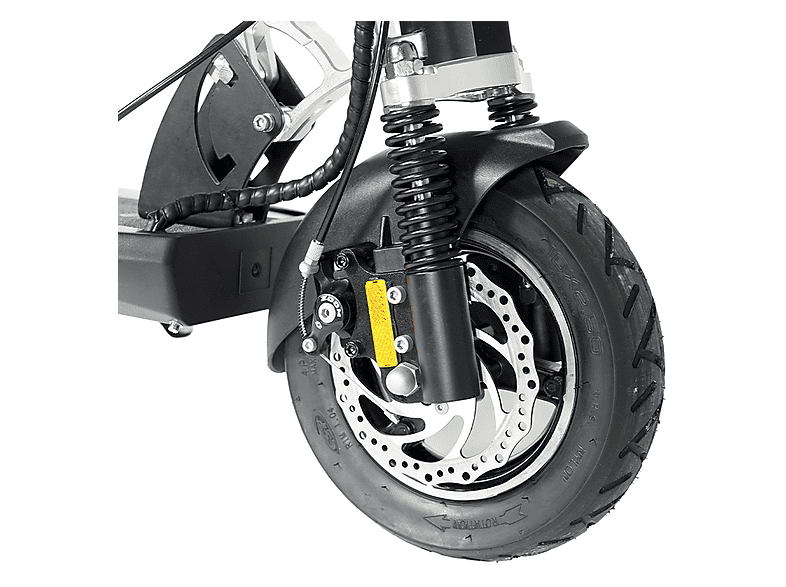 Patinete eléctrico - Skate Flash Urban 500 W Homologado, Pot. máx. 900 W, Carga máx. 120 kg, 40 km autonomía, 1300 mAh, Negro