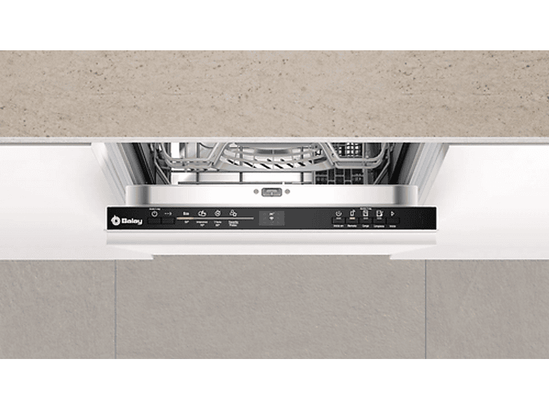 Lavavajillas integrable 45 cm - Balay 3VT4031NA, 10 servicios, 4 programas, 44,8 cm