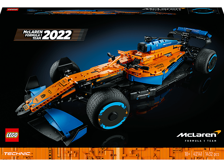 Juego de construcción - LEGO Kit de construcción LEGO® Technic 42141 Coche de Carreras McLaren Formula 1™ (1434 piezas), edad recomendada: 18 año(s)