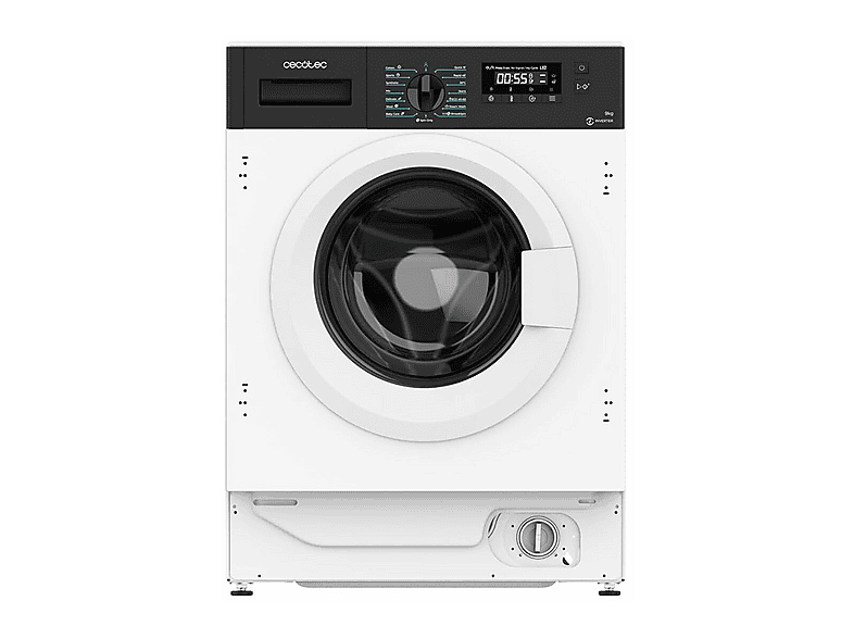 Lavadora integrable - Cecotec Bolero DressCode 940 BI Inverter A, 9 kg, Blanco