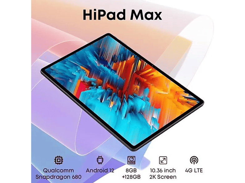 Tablet - Manike P98, 128 GB, Gray, 10,4 " Full-HD, 128 GB RAM, MT8788V, Tablet Android