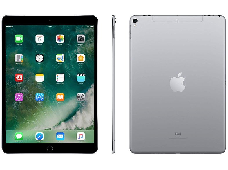 Tablet - Apple iPad Pro, 256 GB, Gris, 10,5 " UHD 4K, 4 GB RAM, Apple, A10X, Tablet iOS