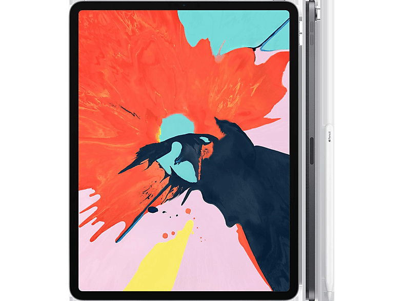 Tablet - Apple iPad Pro, 64 GB, Gris, 12,9 " UHD 4K, 64 GB RAM, Apple, A12X, Tablet iOS