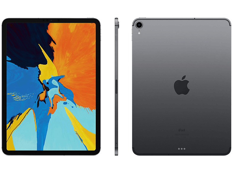 Tablet - Apple iPad Pro, 64 GB, Gris, 11 " UHD 4K, 4 GB RAM, Apple, A12X, Tablet iOS