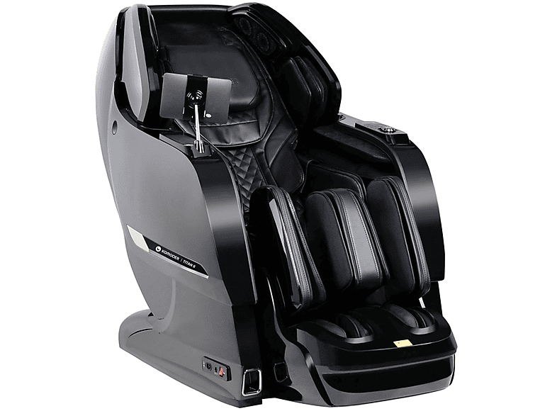 Sillón de masaje - Komoder TITAN II, Masaje de cuerpo completo, Función calor, Peso máximo 140 kg, Negro - Rojo