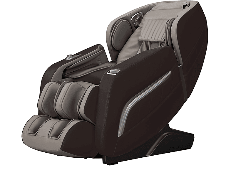 Sillón de masaje - Komoder FOCUS II, Masaje de cuerpo completo, Función calor, Peso máximo 140 kg, Marrón - Gris